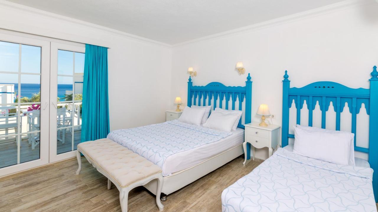 Hotel Mavi Beyaz Palamutbükü Esterno foto